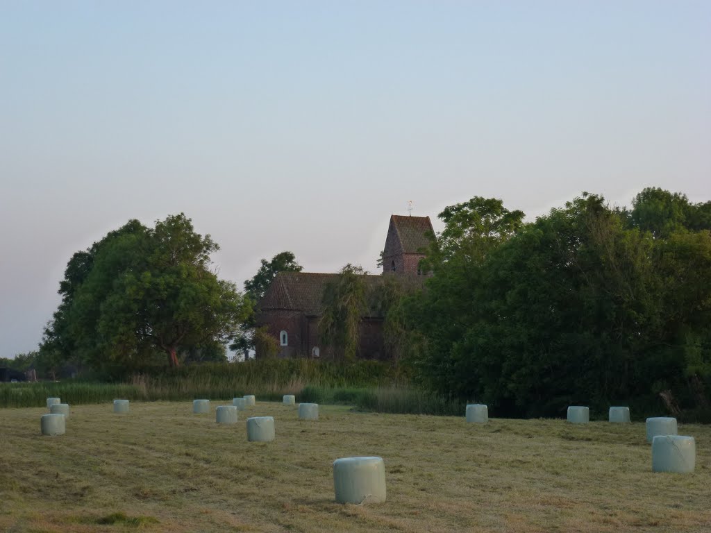 Herv. Kerk te Marsum, bij Appingedam by Netty van der Deen - Flikkema