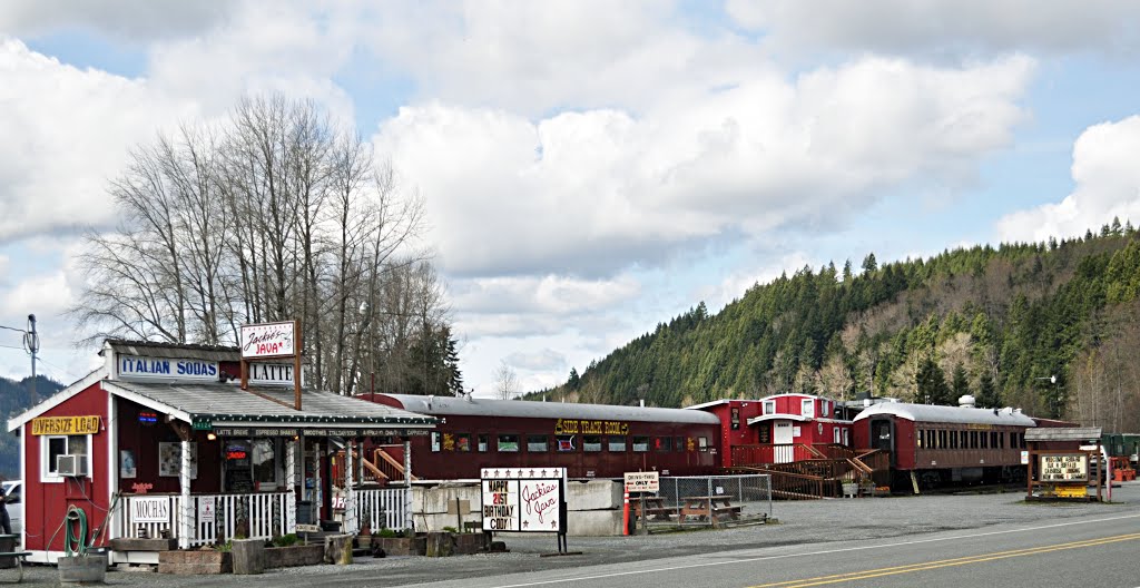 Jackie's Java and Train, Elbe, WA by Anthony Koopman