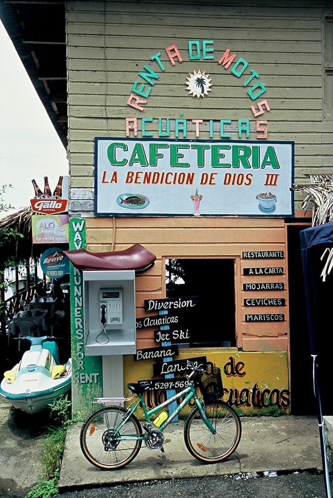 Cafeteria named the God's Blessing in Rio Dulce by wjaz