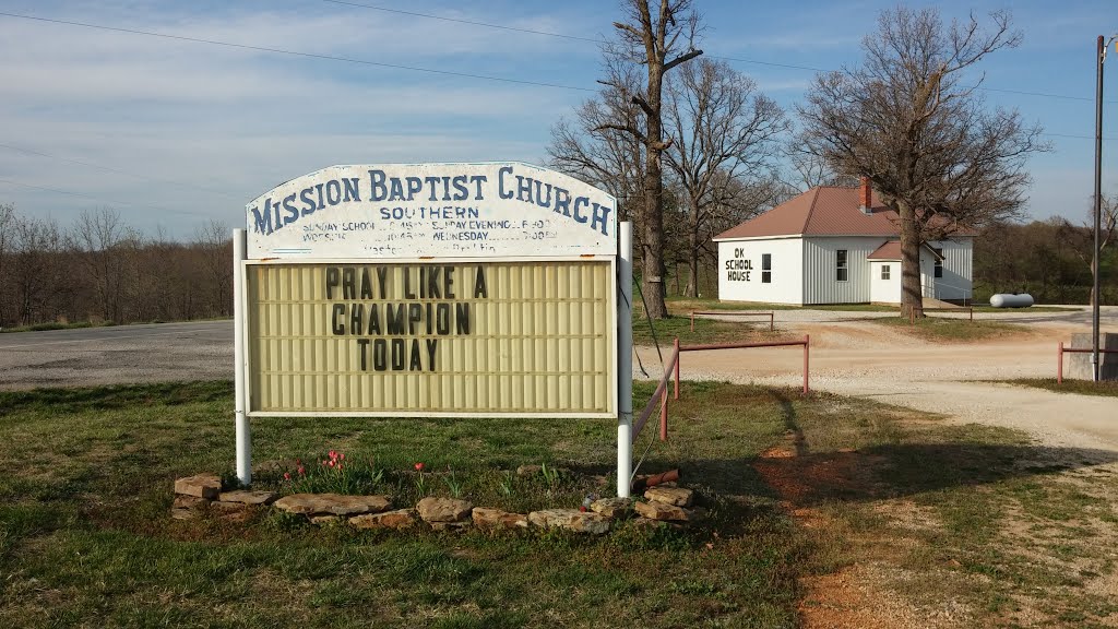 Mission Baptist Church Sign by rdavis443