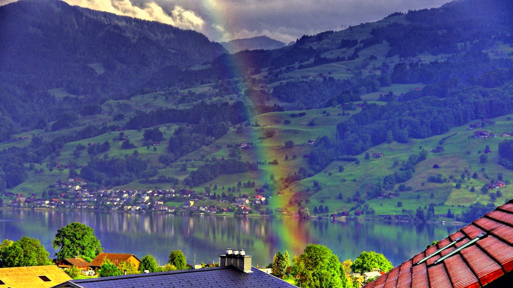 Endlich mal ein Regenbogen auf die andere Seite by Ruedi (⊙o⊙)