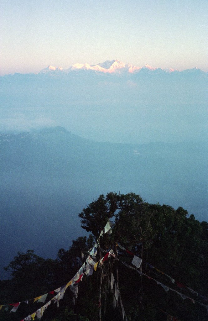 Kanchenjunga from Tiger Hill by cliff baldwin42