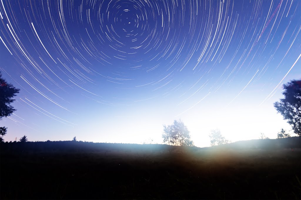 Star trails u Padrťských rybníků by McNegr