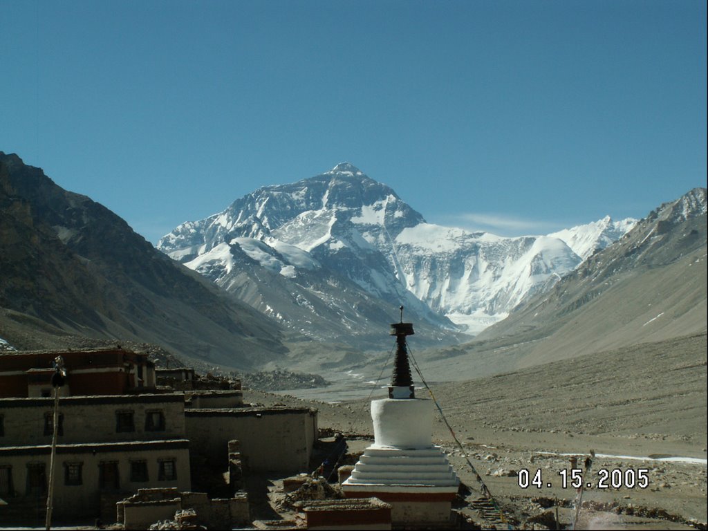 Everest 2005 / Kloster Rhombuk by Burgener  Norbert