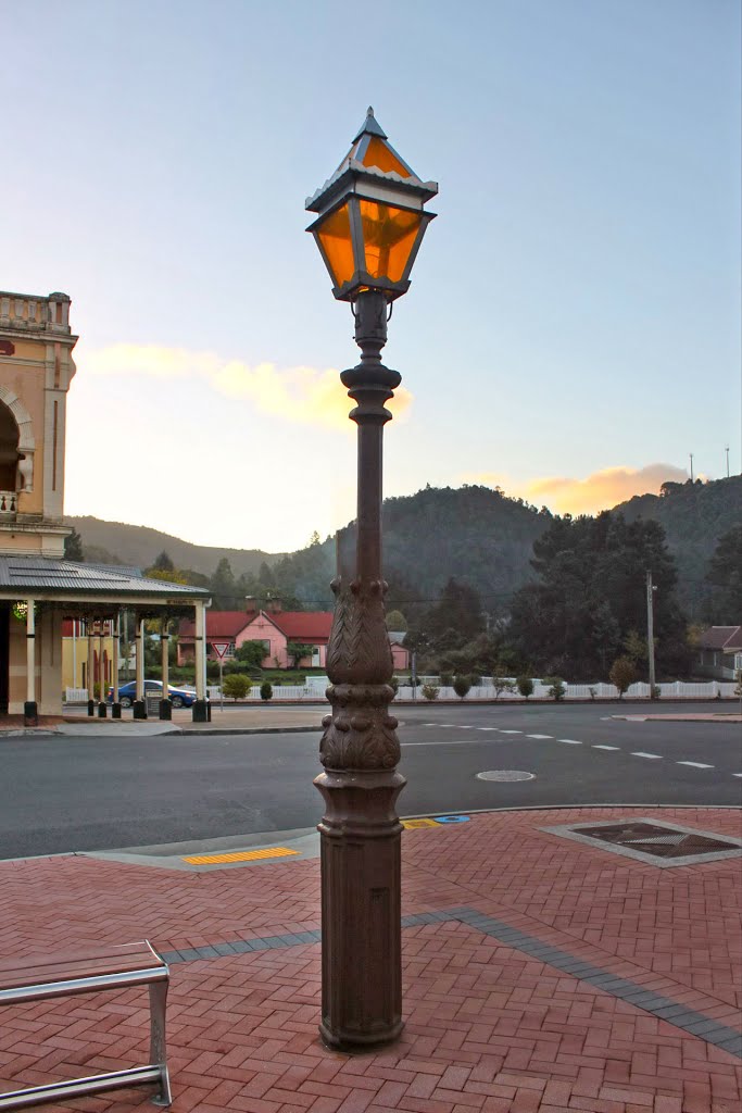 Vintage Street Lamp, Orr Street, Queenstown, Tasmania by Stuart Smith