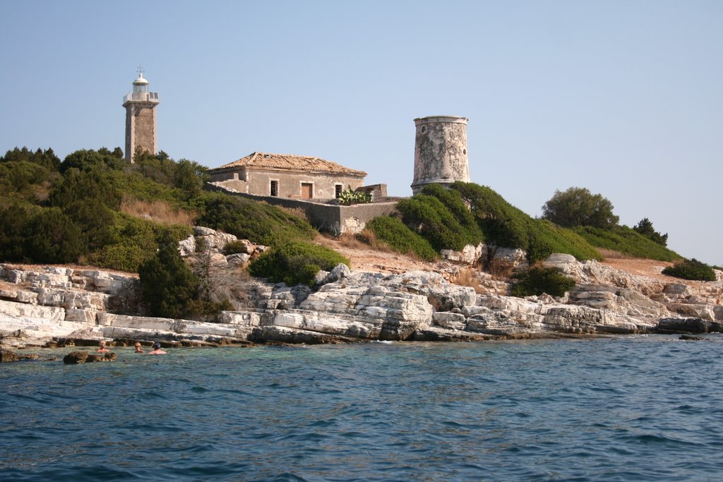 Lighthouses at Fiscardo by Martin Plummer