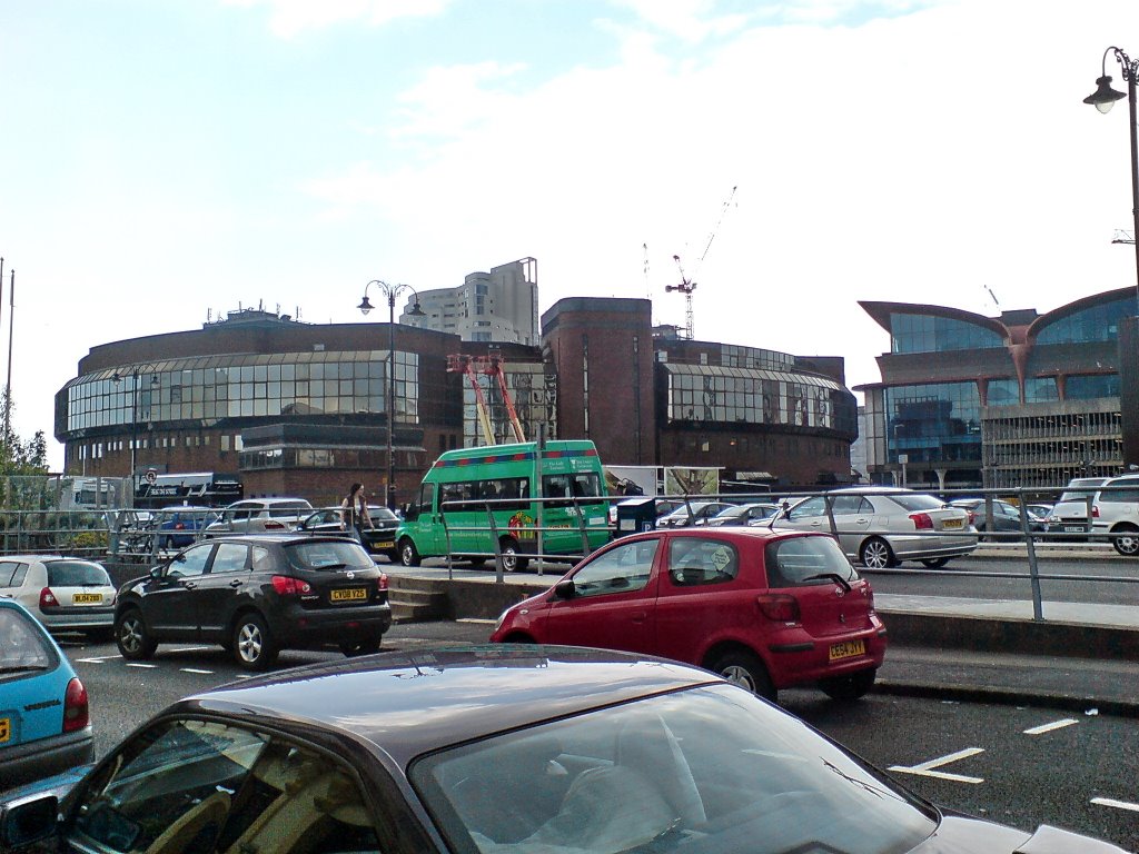 Cardiff Internationl Arena, shot from Guildford Crescent by Gareth.Stadden