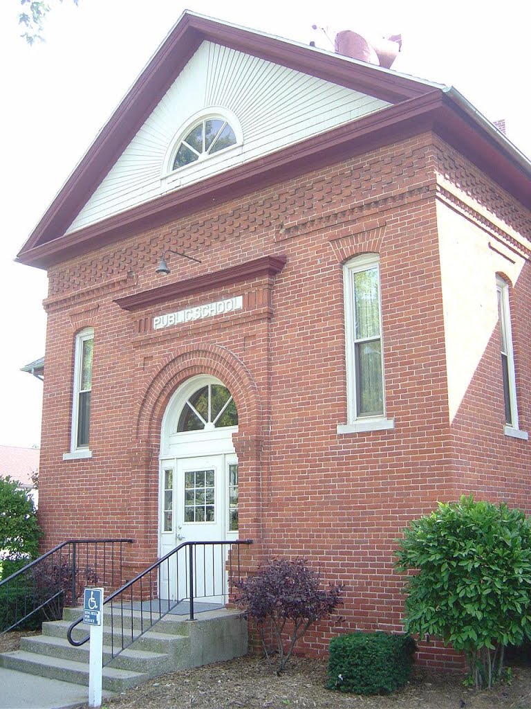 South Grade School Bldg- 1892- Monticello IN by kevystew