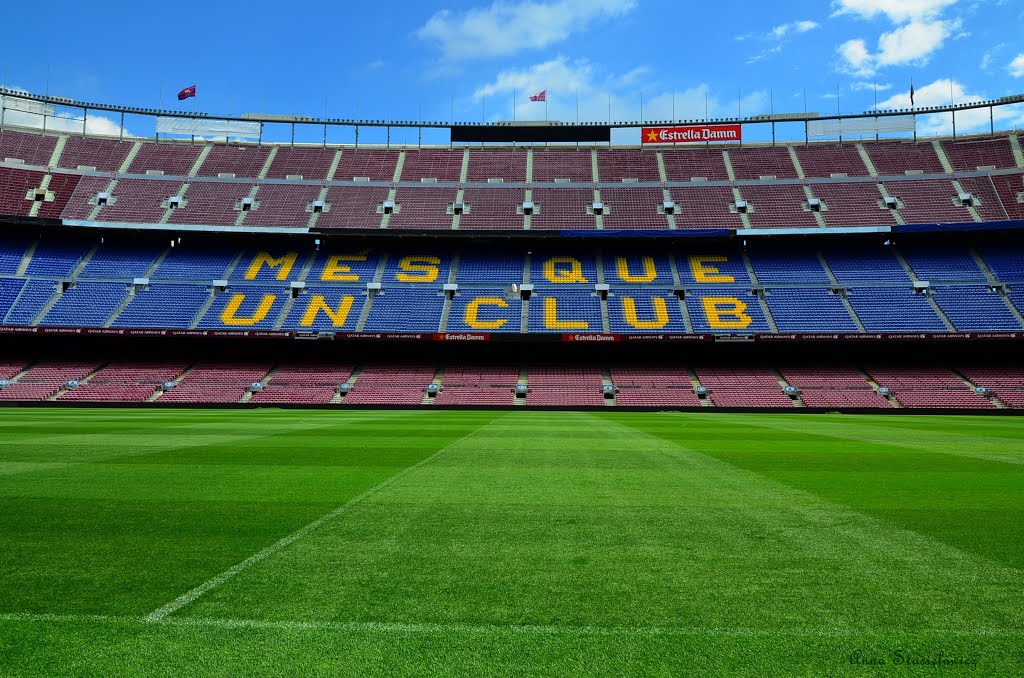 Camp Nou - FC Barcelona by Anna Stasielowicz