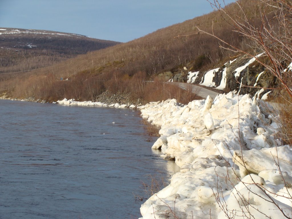 River ice by Frank M. Ingilæ