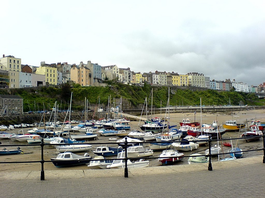 Tenby Harbor Pier Hill 1 by Gareth.Stadden