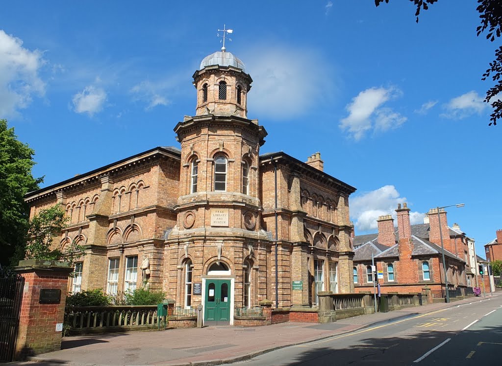 Lichfield, the Free Library & Museum,Bird Street. by Bobsky.