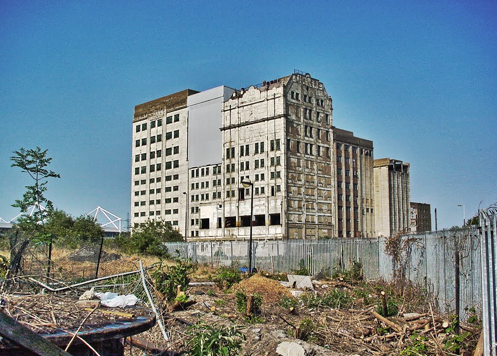 Millenium Mills - Victoria Docks - London by Roger Grund