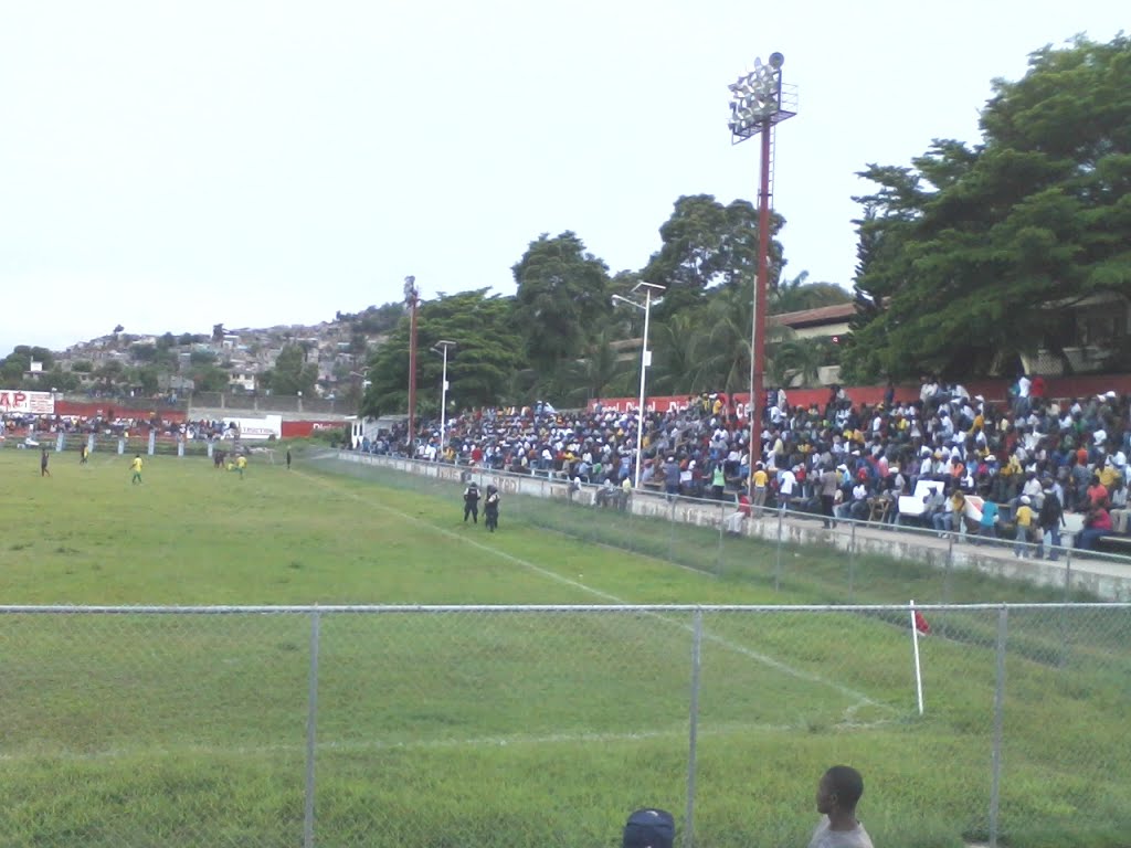 Parc St-Victor lors d'un match ASC - FICA by la treve