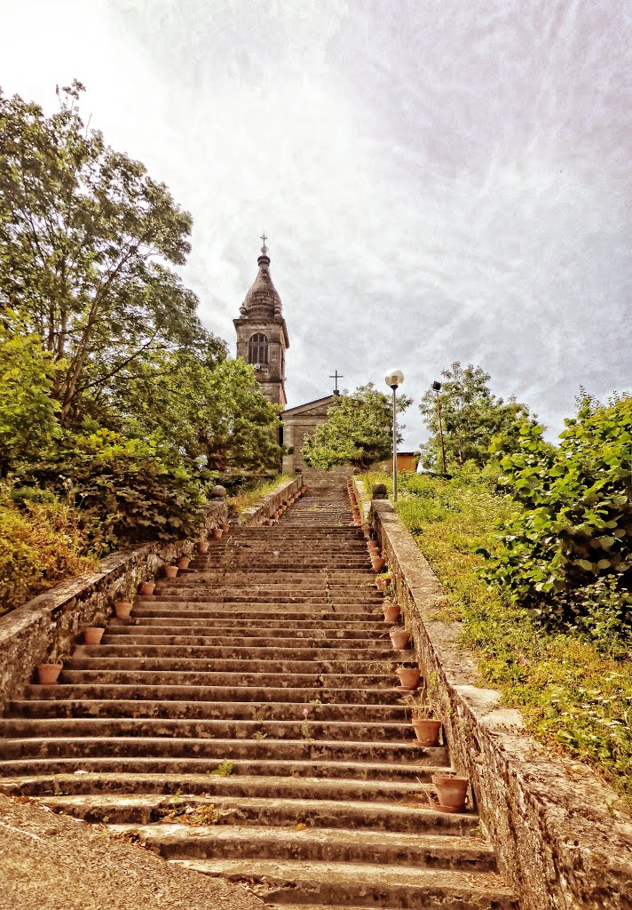 Scalinata chiesa by Graziano Olivetto