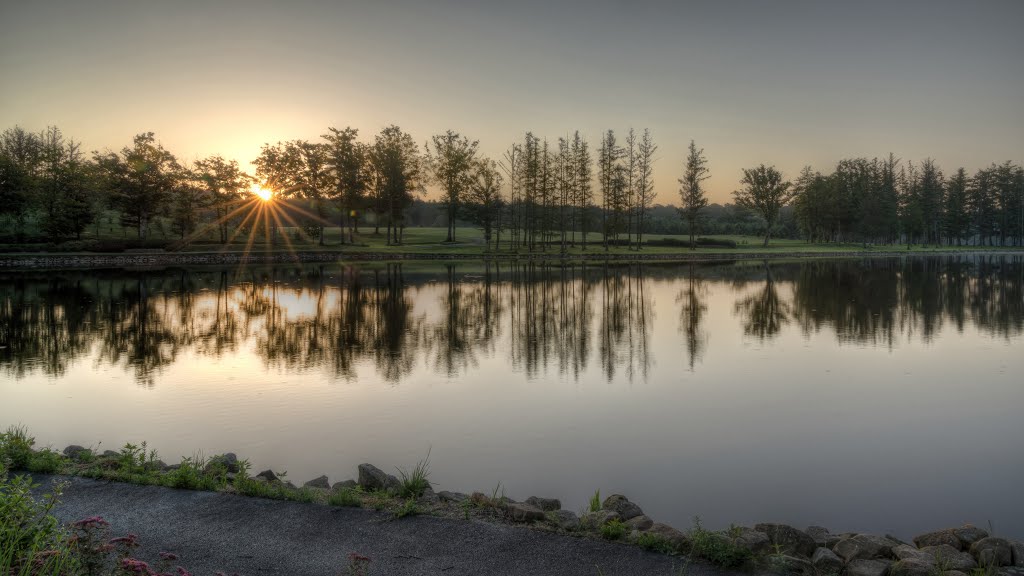 First rays of sun - June 2014 by Mike Stuckey