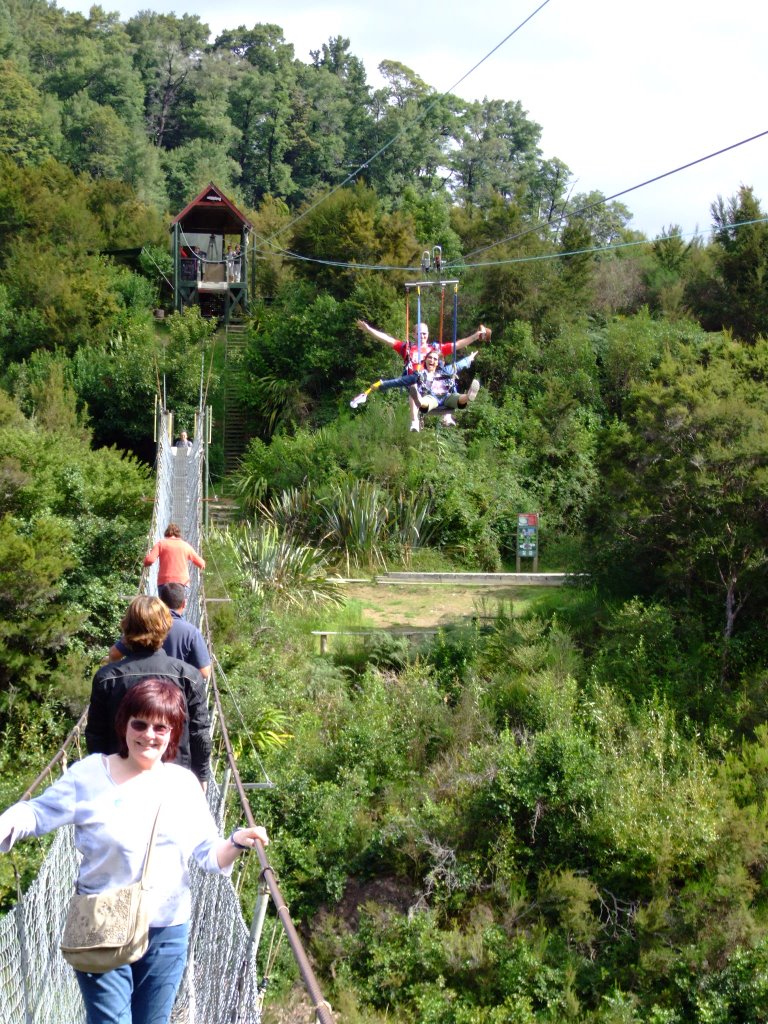 2008.03.10 - Buller Gorge Bridge & Rope Slides by David R Williams