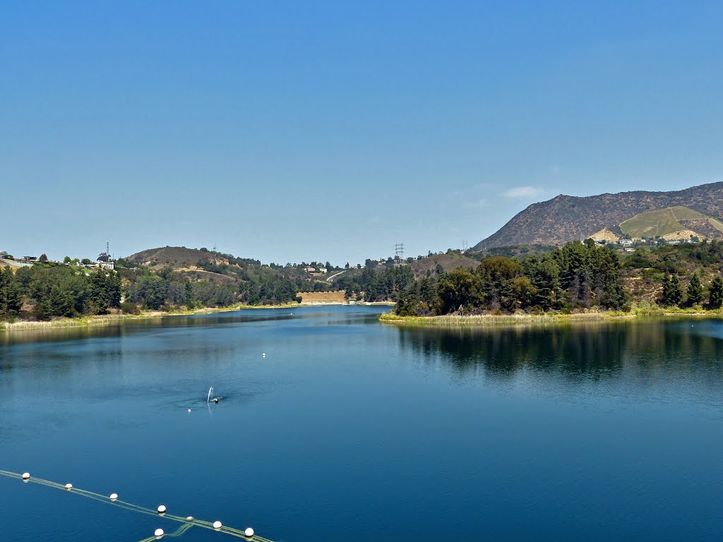 Los Angeles, Hollywood Reservoir by sunmaya