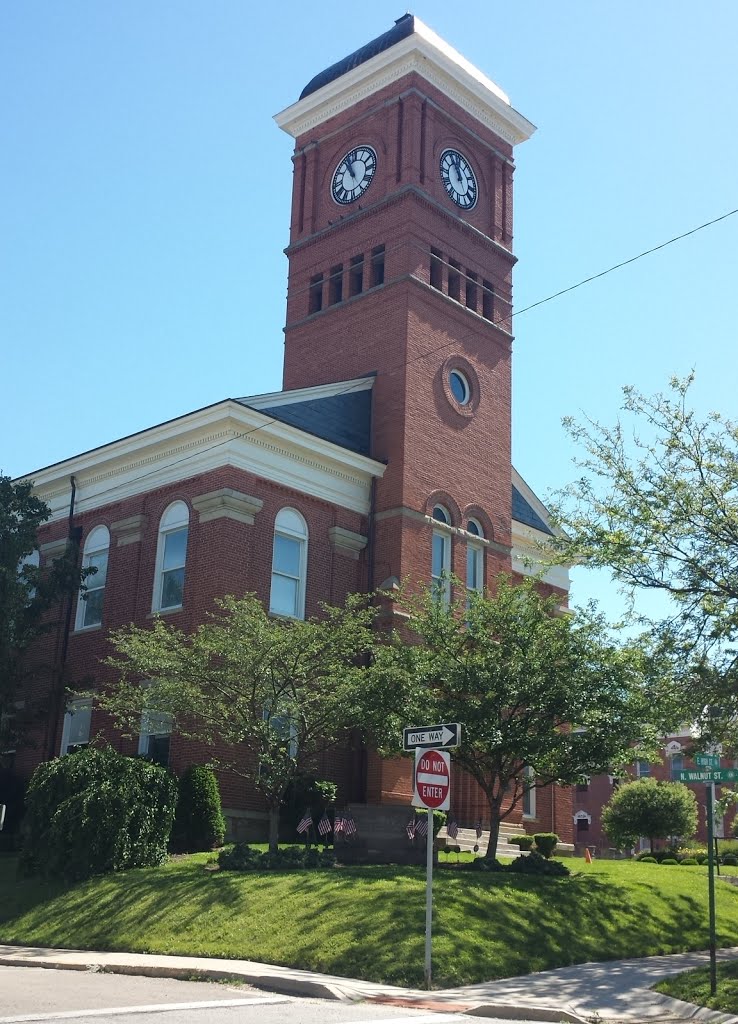 The Morrow County Court House in Mount Gilead Ohio. by JBTHEMILKER