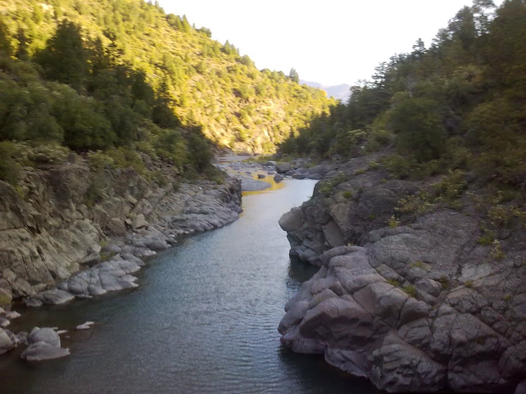 Vista del rio desde la pasarela pichirrincon by chalopunkrock