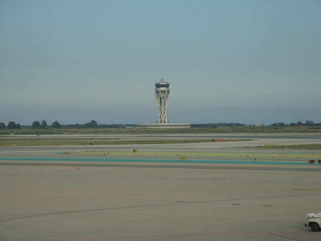 Control Tower, Barcelona Airport, Spain by lifelongtravell