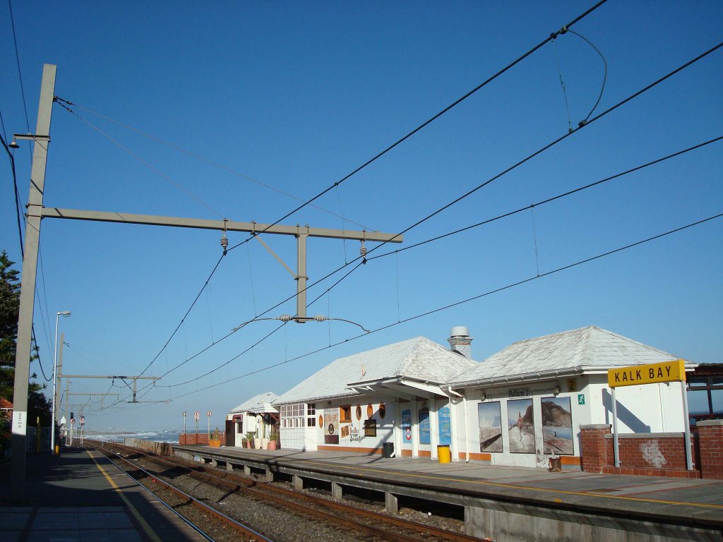 Kalk Bay Railway Station by Emiliano Homrich