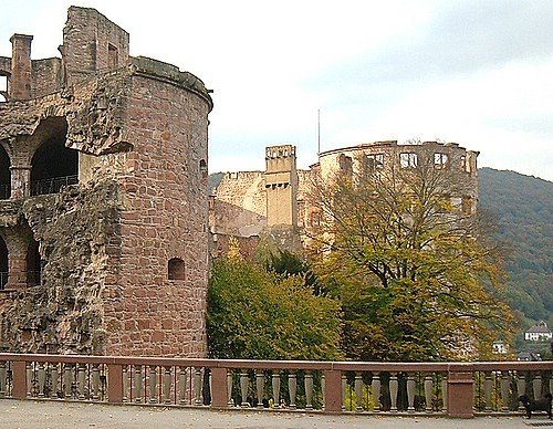 Busted Towers, Heidelberg Castle, Heidelberg, Germany by USAnwalt