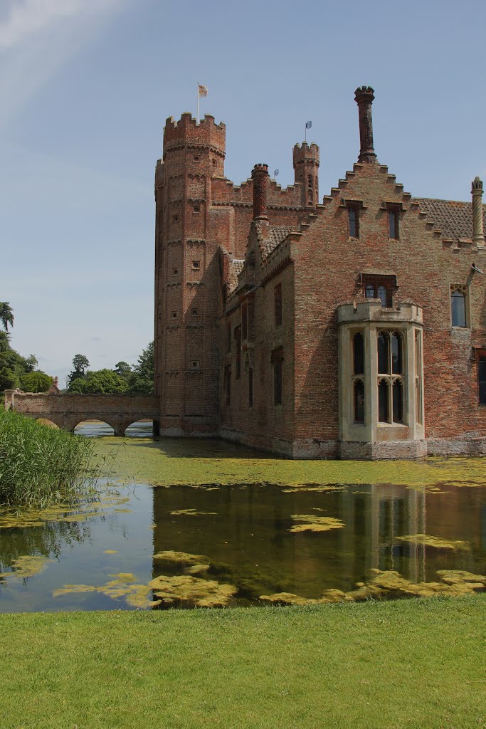 Entrance over moat to Oxburgh hall by Tillyfarlar