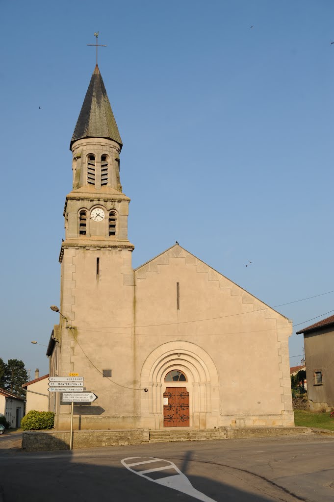 Eglise de Dannevoux by Dominique Salé