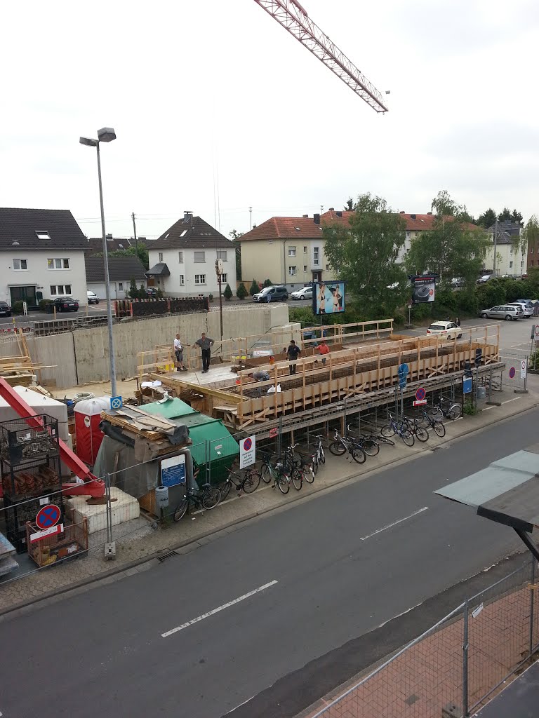 Neubau Fußgängerbrücke Sankt Augustin Markt by Sascha Friedl