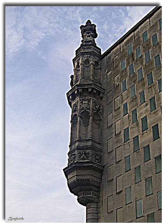 FRA - Valenciennes - Details on façade of the Town Hall by boykotk