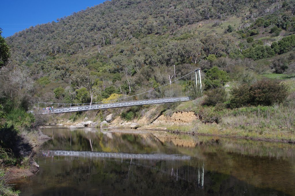 Swing Bridge at Thomas Boyd Trackhead by snucklepuff