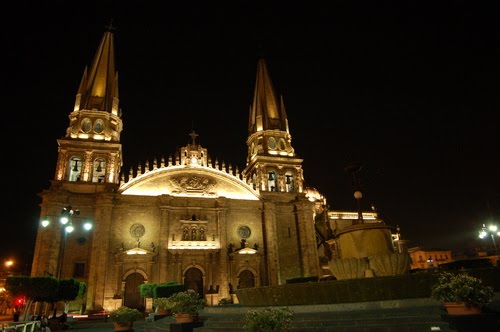 Catedral Guadalajara Jalisco Noche by Raul Macias