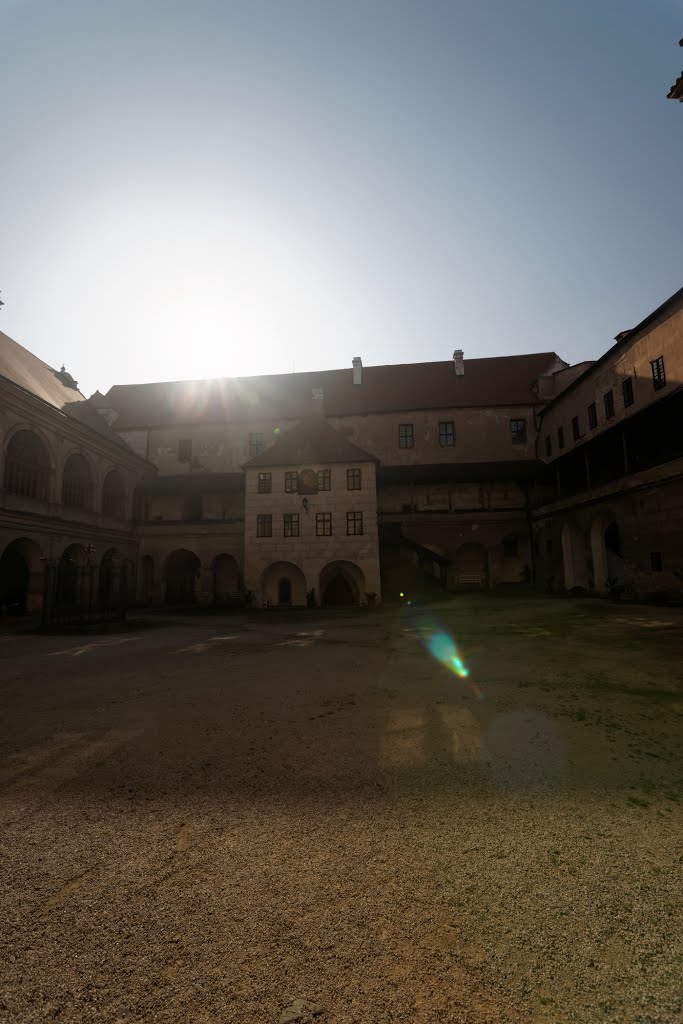 Horšovský Týn - Renaissance Castle 1547 - Inside Court - View WSW by txllxt