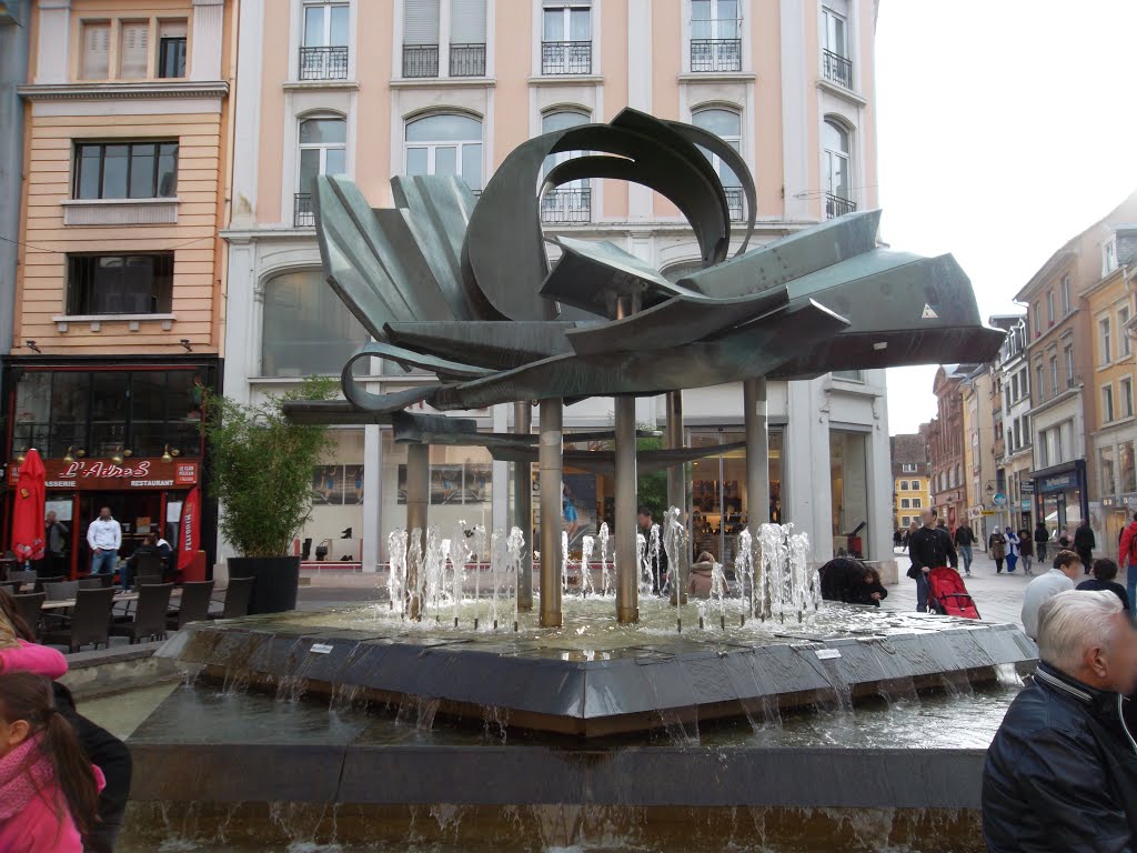 Fontaine, Rue du Sauvage, Mulhouse by A.L. Photography