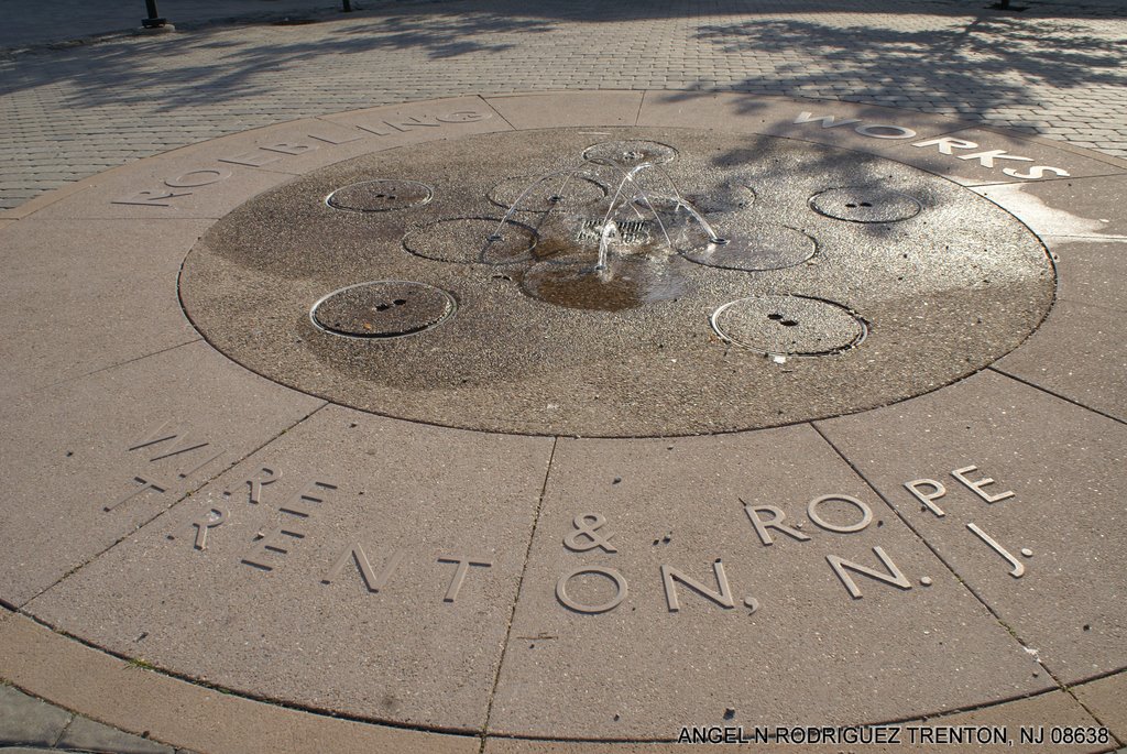 WATER SPRINKLER AT ROEBLING MARKET by ANGEL N RODRIGUEZ