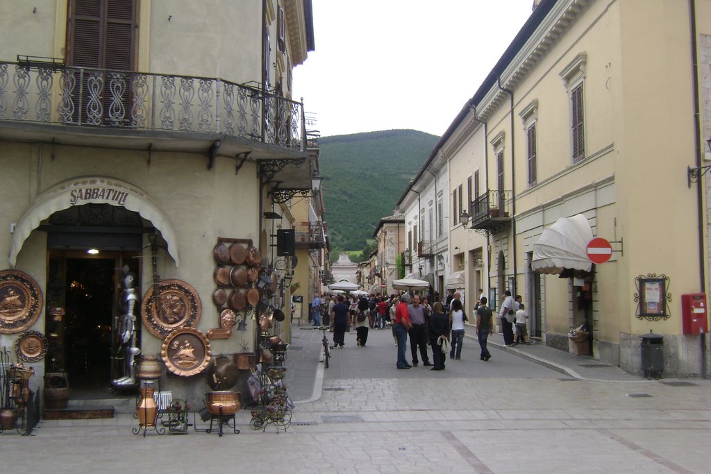 Corso Sertorio da Piazza San Benedetto by Roberto Tuccini