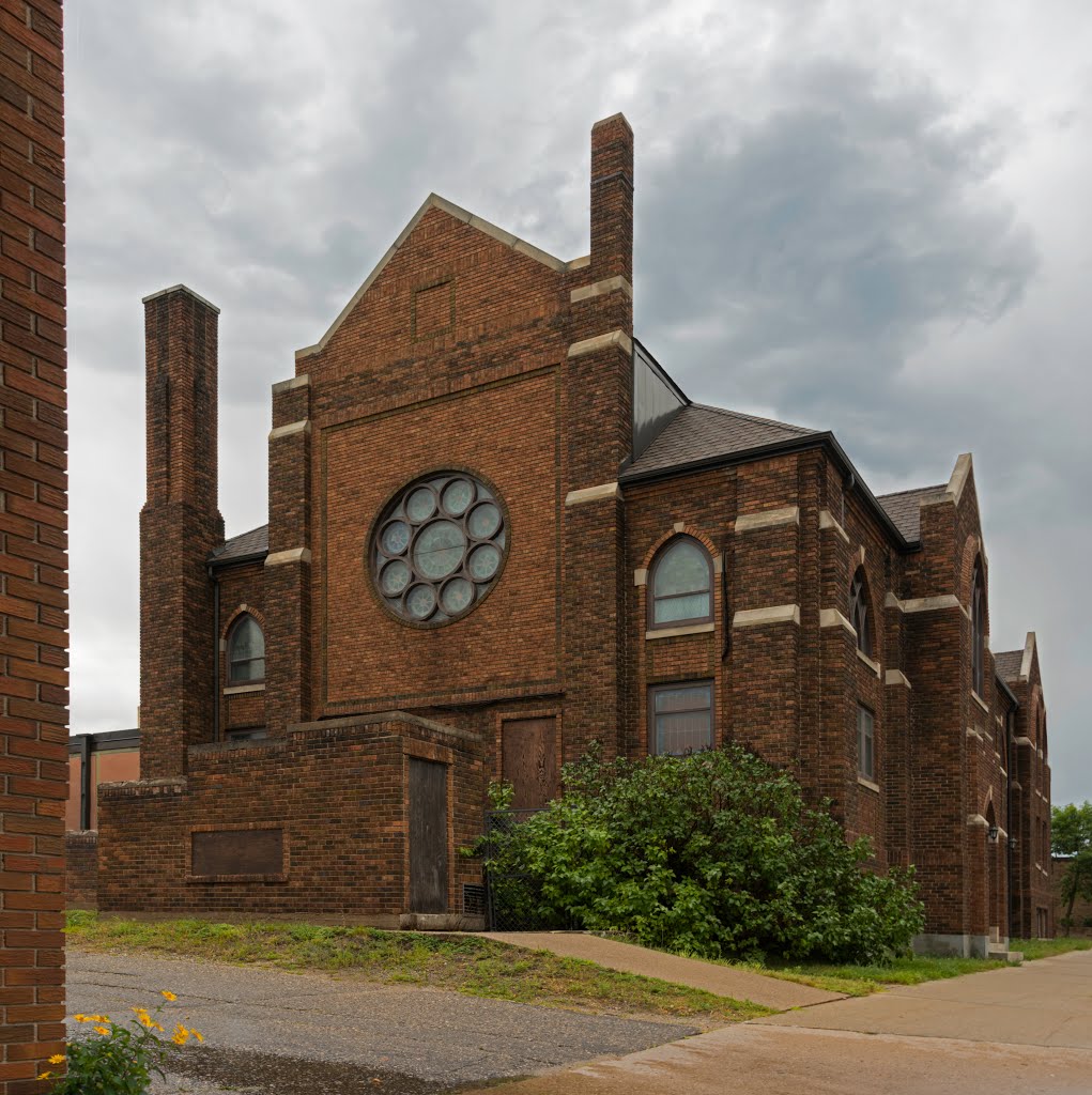 First presbyterian church, from the back by Karen Granoski