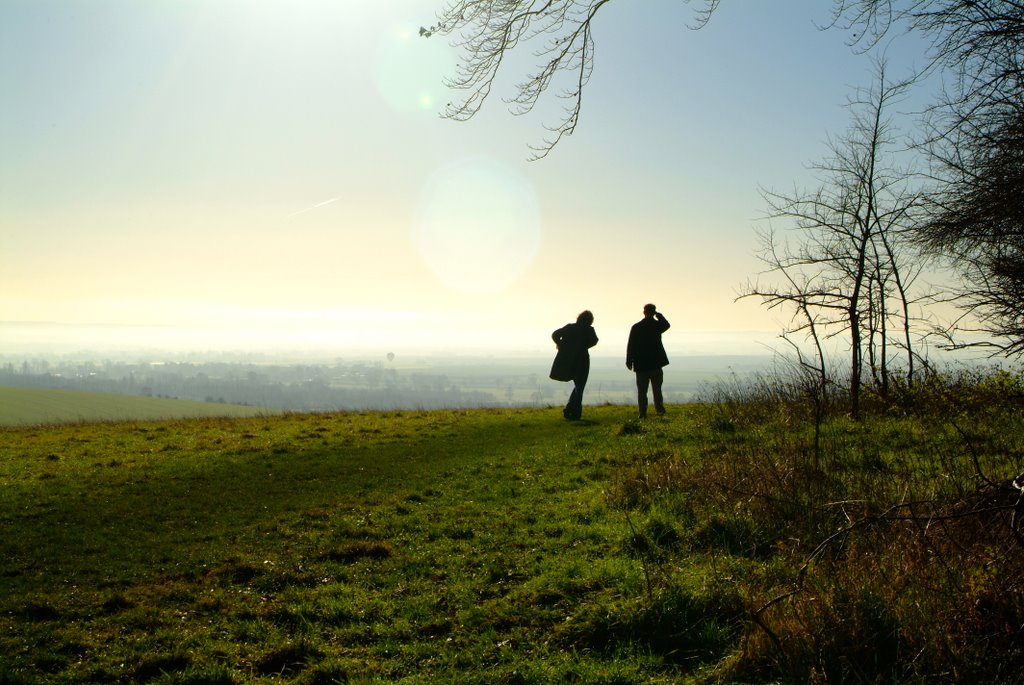 Wittenham Clumps, Oxfordshire. by Ian T. James