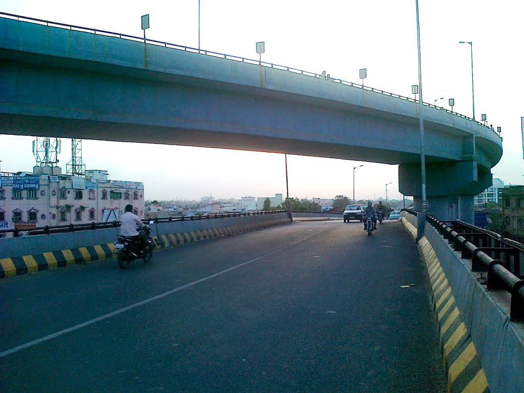 Ahmedabad's first double decker flyover at CTM, Ahmedabad by Brijesh Patel