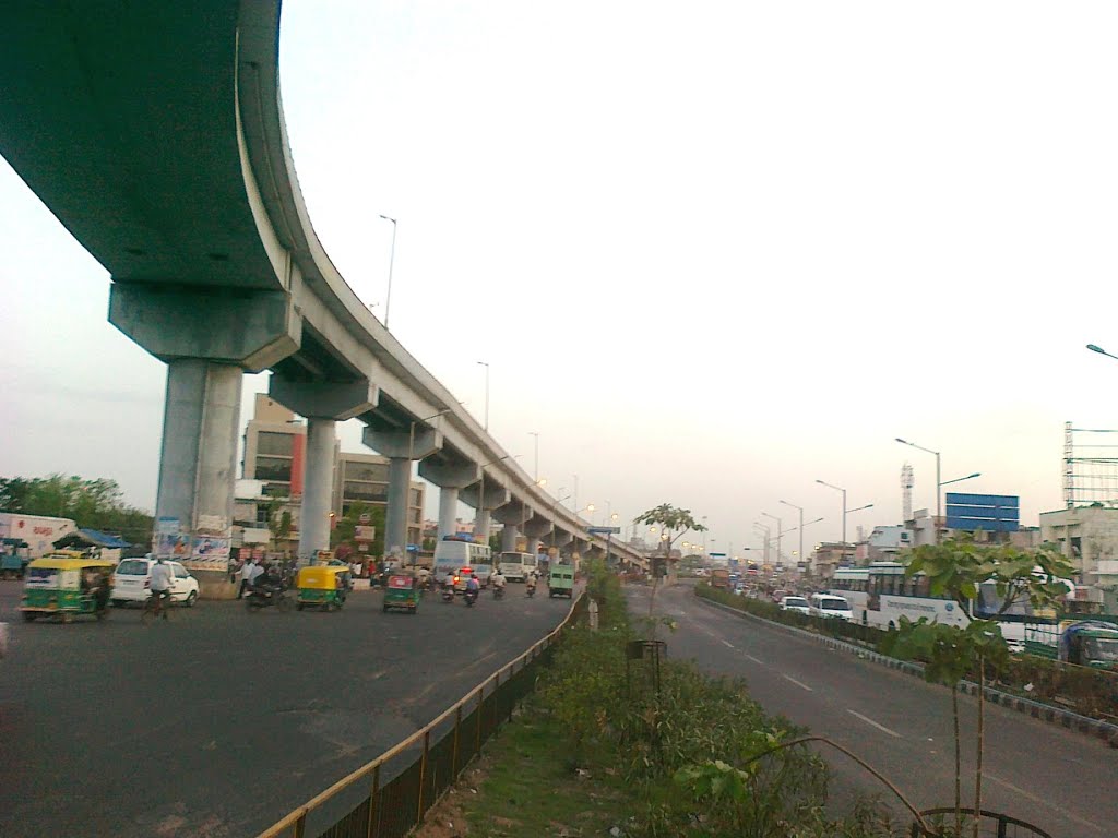 Ahmedabad's first double decker flyover at CTM, Ahmedabad by Brijesh Patel