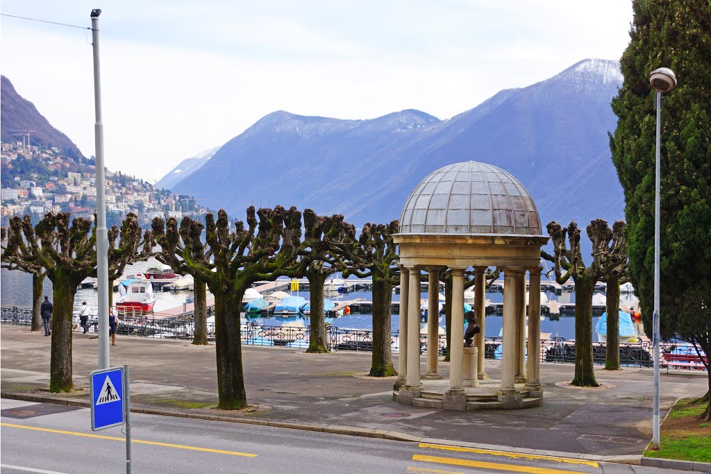 Pavilion on the Lake Lugano by andreisss