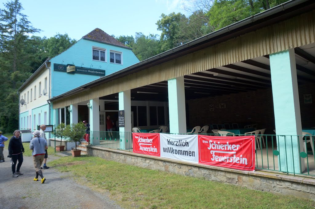 Blick auf die ehemalige Mühle Kupferhammer im Schaubetal, aufgenommen am Samstag, 14. Juni 2014 mittags by Wolfgang Hanko