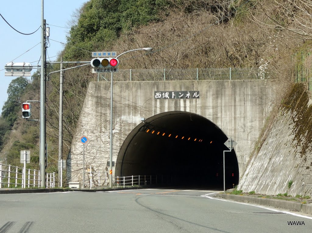 西城トンネル（国道183号線、広島県庄原市西城町） by mandegan