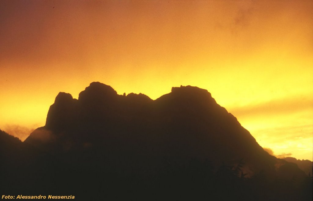 Pale di San Lucano - Tramonto by Alessandro Nessenzia