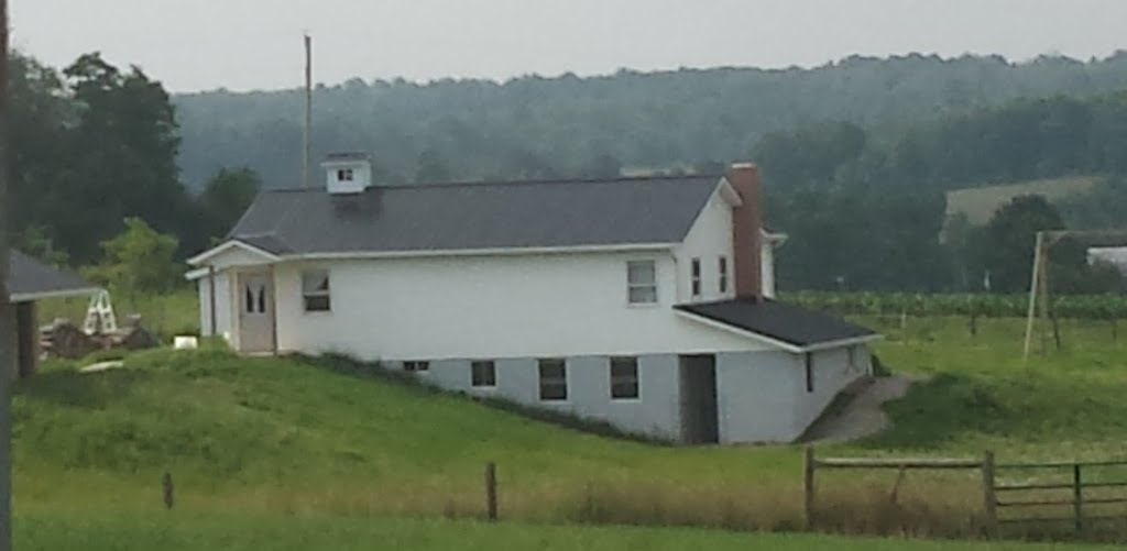 Amish one room school house during summer break. by JBTHEMILKER