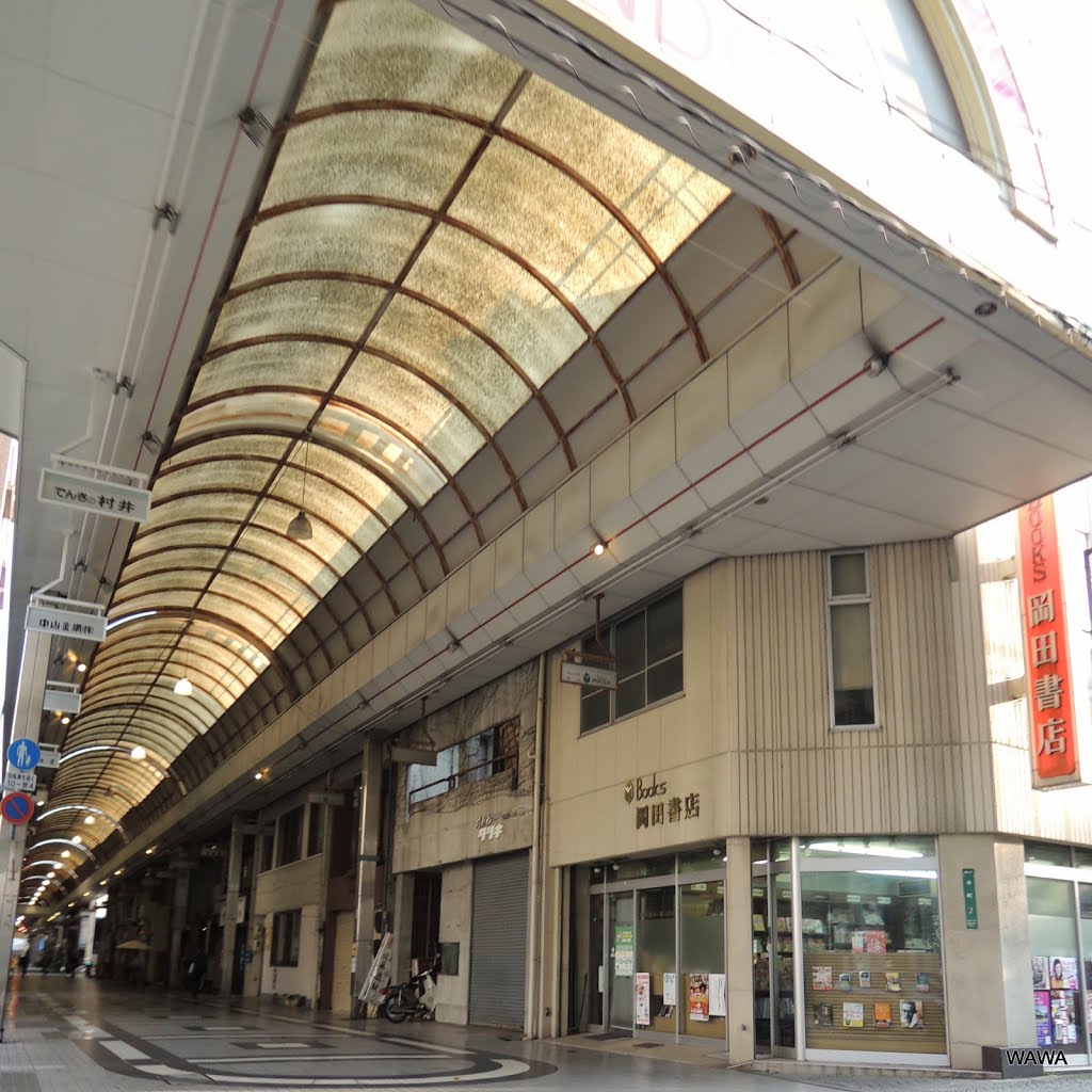 Fukuyama Hon-dori First Shopping Street, Hiroshima / 福山本通ファースト商店街のアーケード（広島県福山市） by mandegan