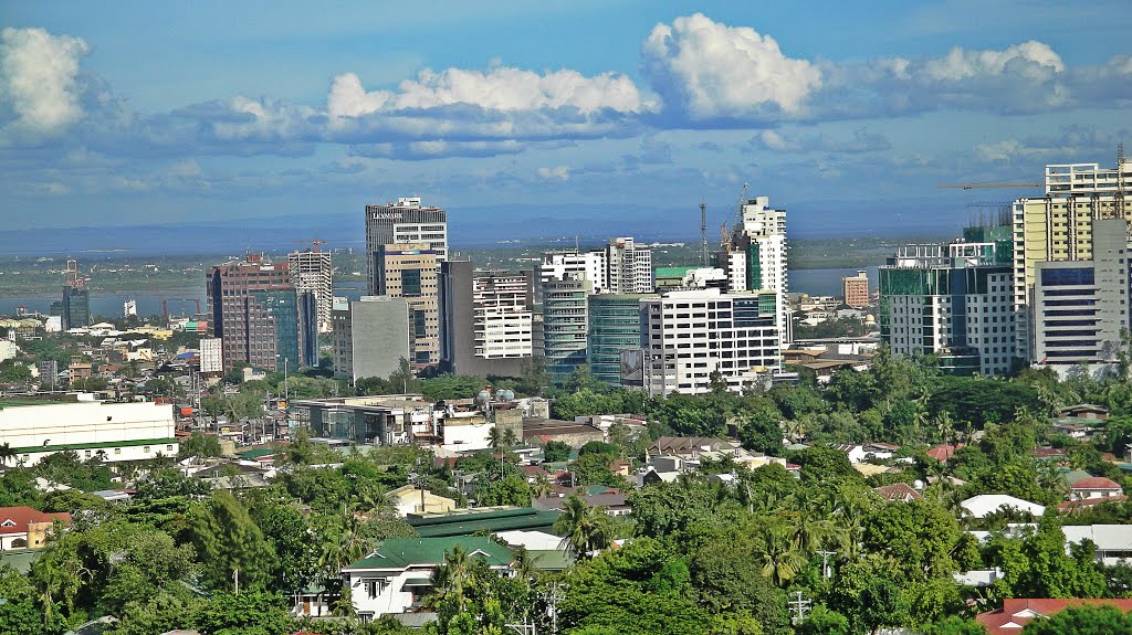 Cebu City skyline and landscapes as seen from Lahug by Francis Familar