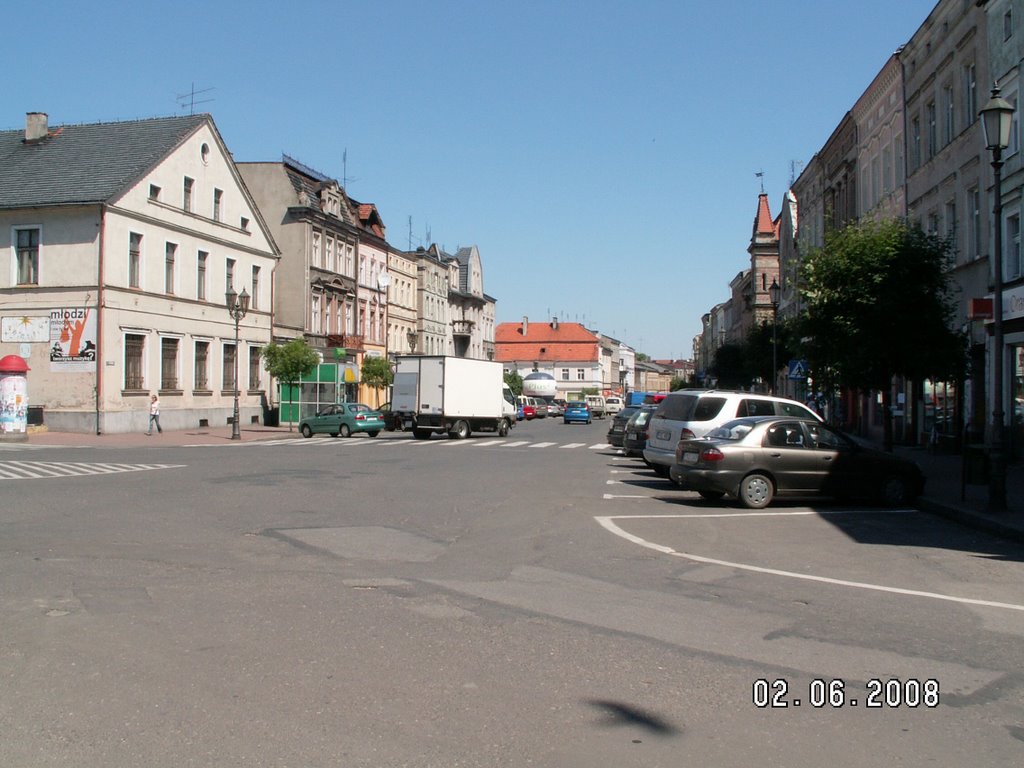 Widok na Rynek od ulicy Sienkiewicza by panslaw