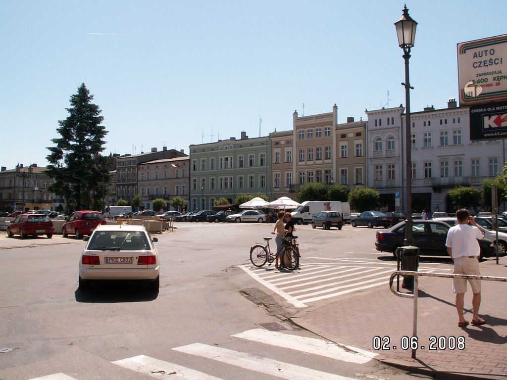 Widok na Rynek od ul. Kościelnej by panslaw